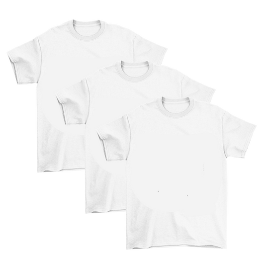 3-Pack Premium White T-shirt